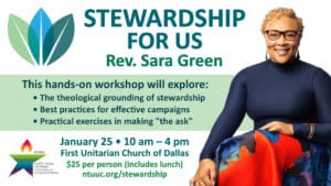 stewardship workshop poster