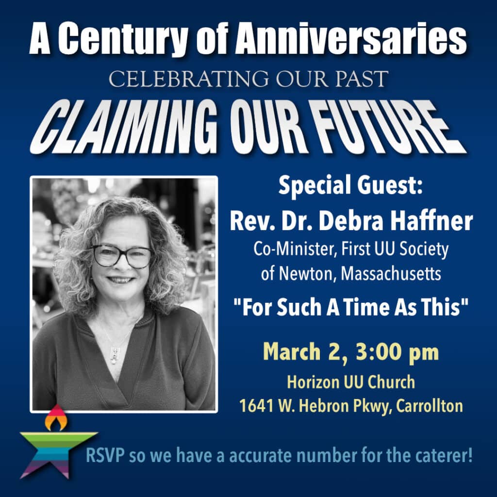 Claiming our Future - Sermon Flyer